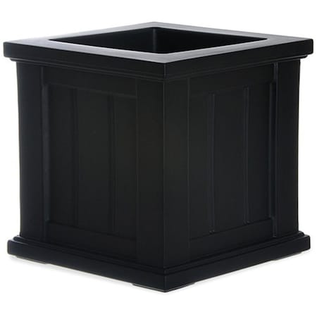 Lawnitator Cape Cod Patio Planter 14x14 Black LA2621799